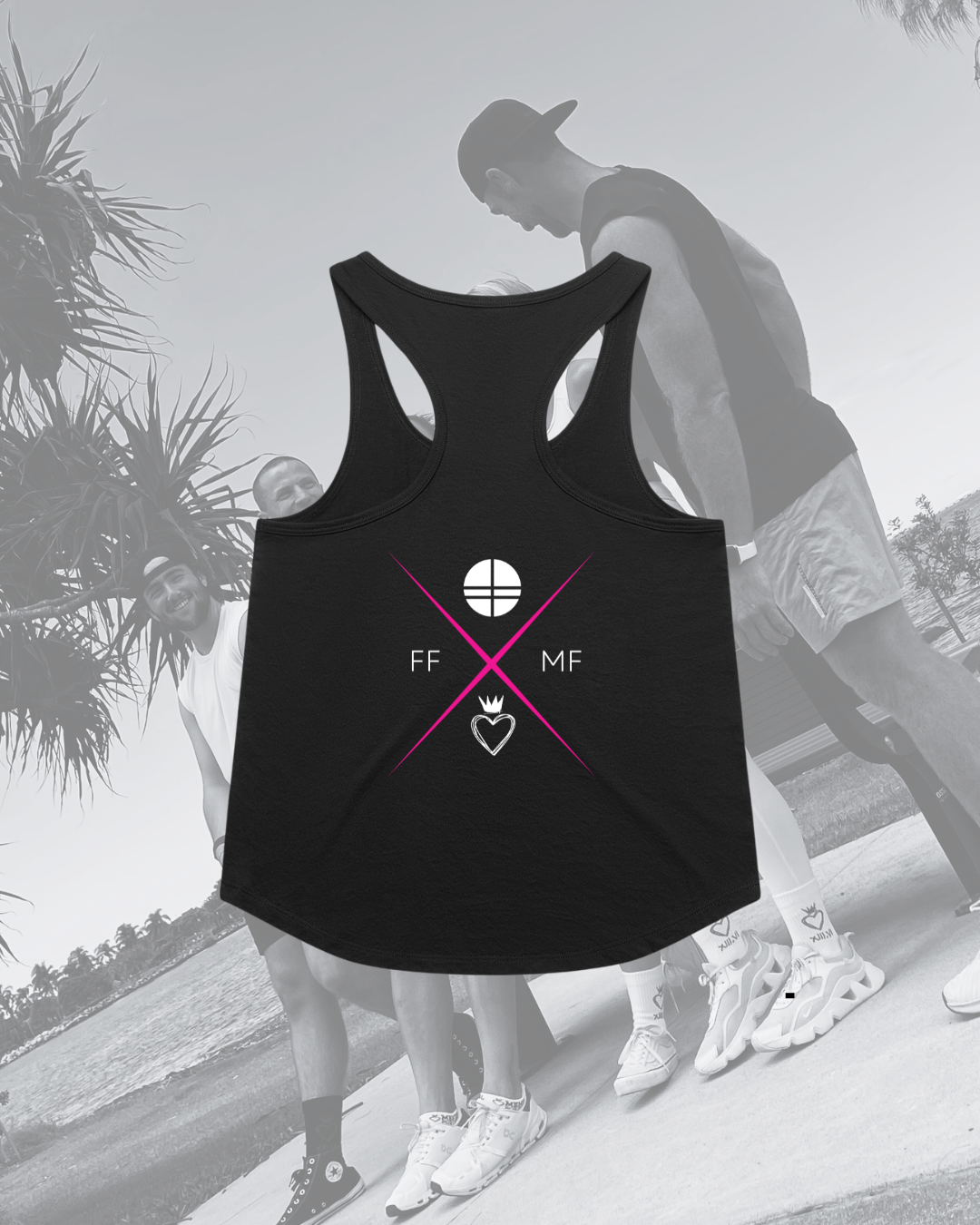 FF x MF Womens Active Singlet Black