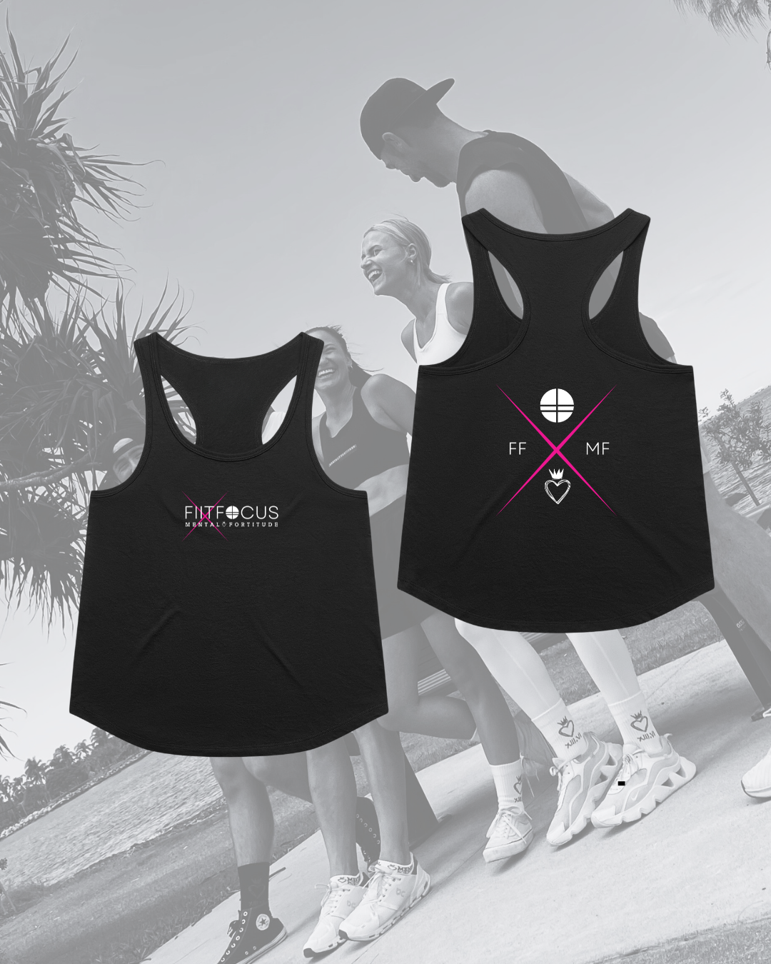 FF x MF Womens Active Singlet Black