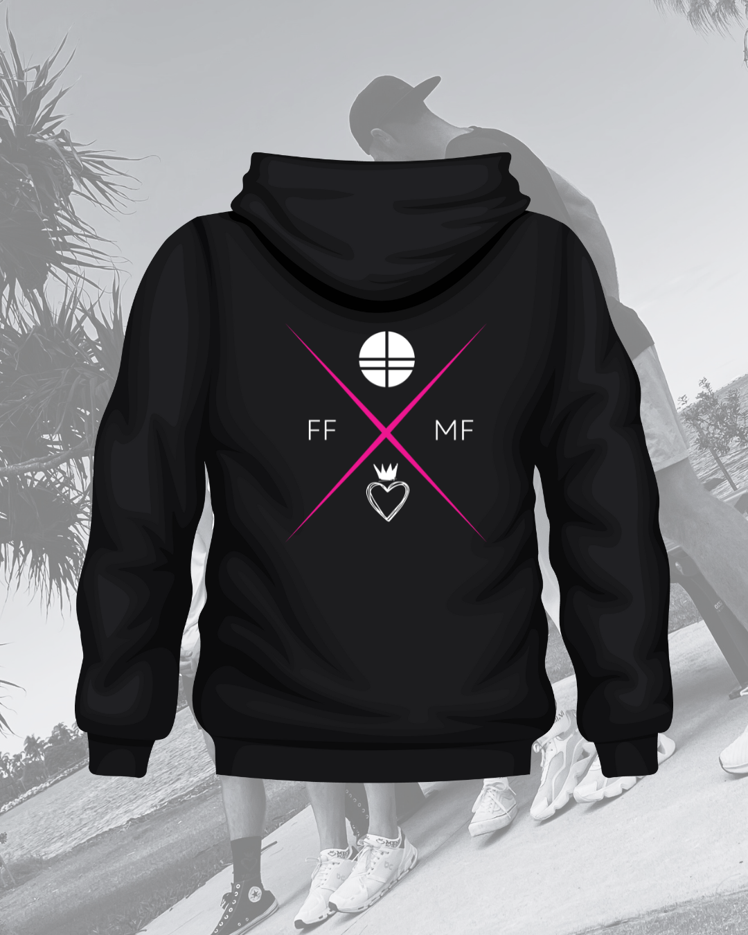 FF x MF Hoodie Black