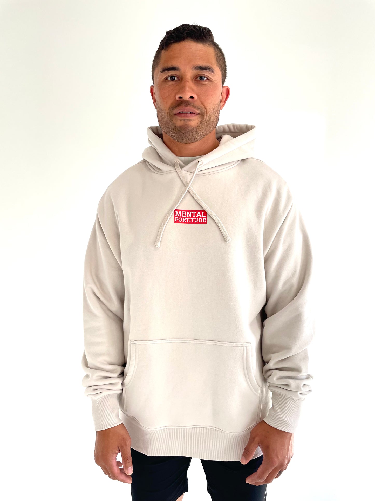 Logo0 Premium Hoodie Alabaster