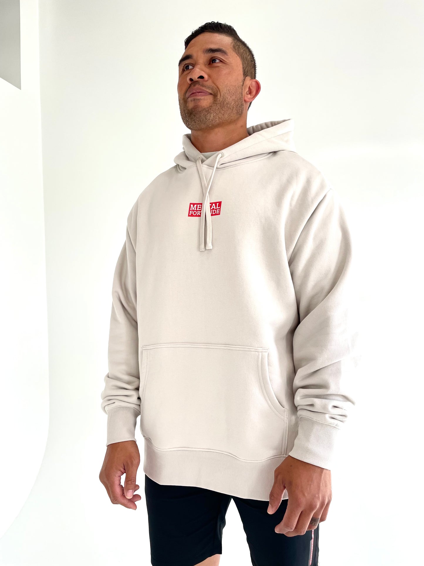 Logo0 Premium Hoodie Alabaster