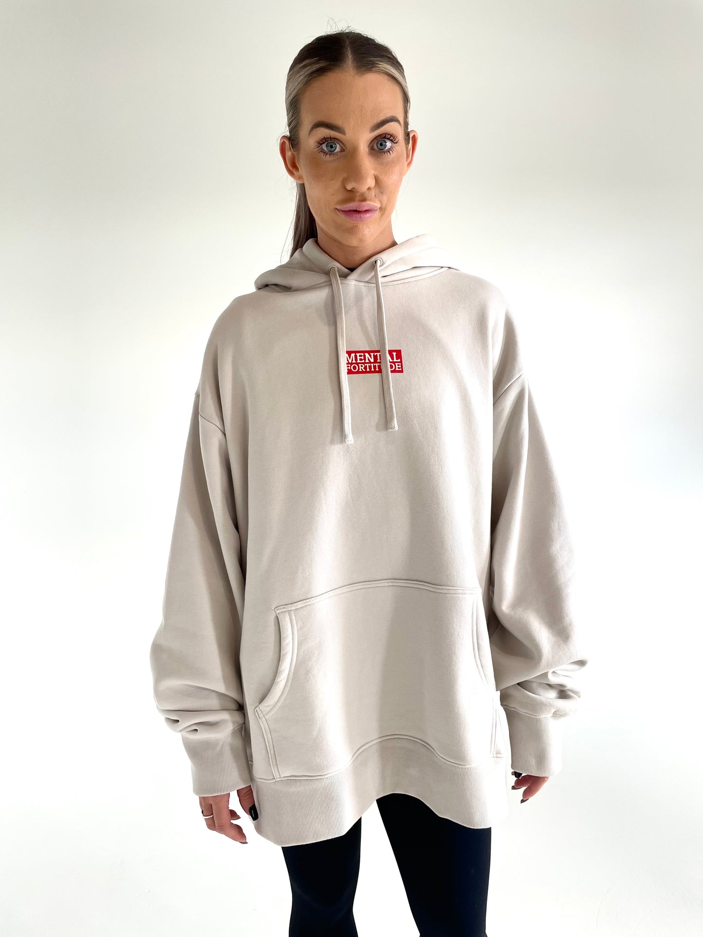 Logo0 Premium Hoodie Alabaster