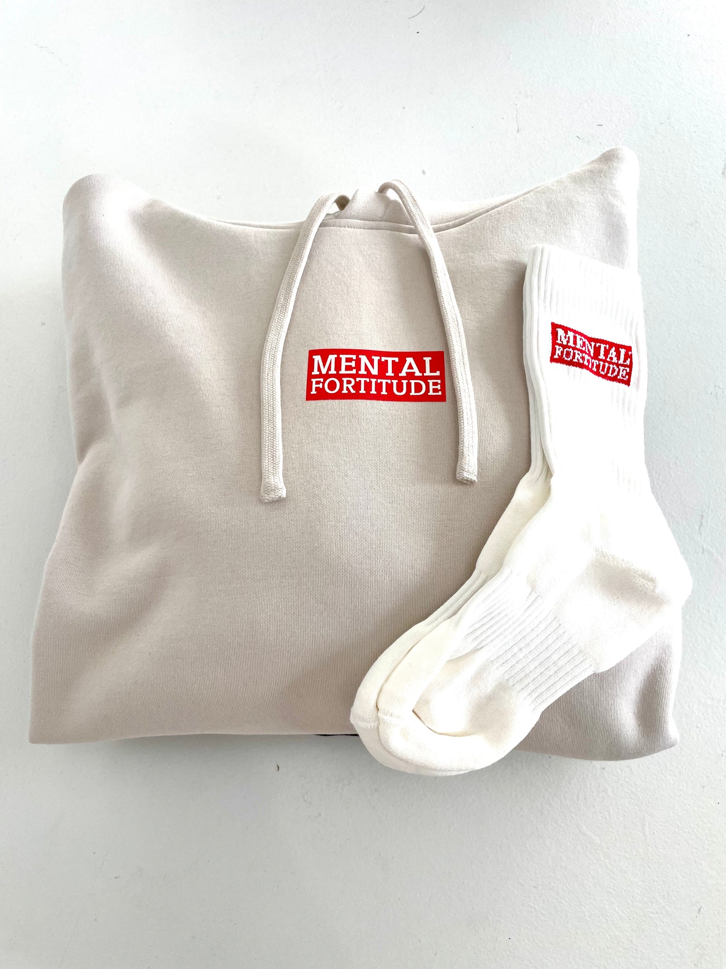 Logo0 Crew Socks - Off-White