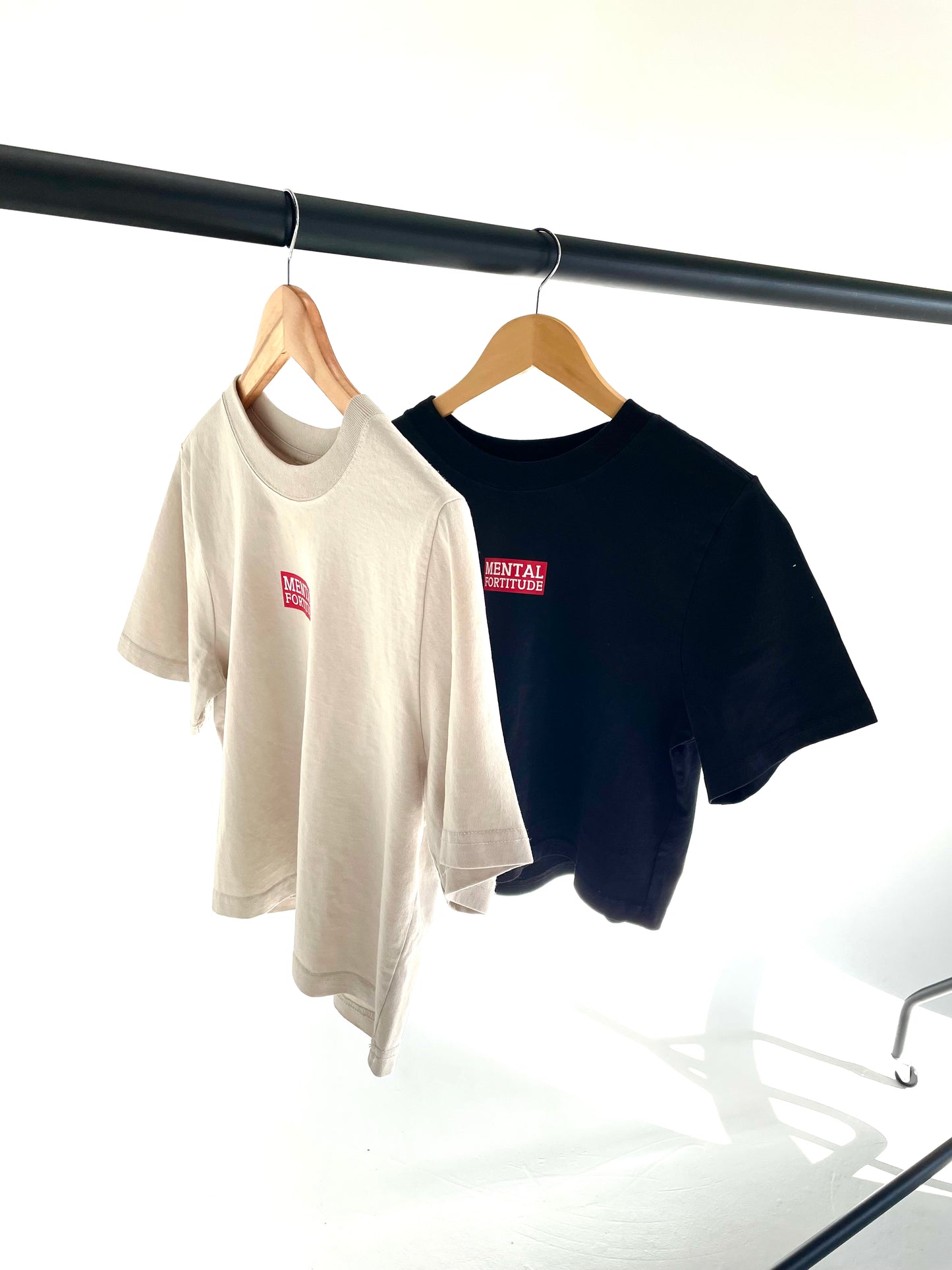 Logo0 Premium Crop Tee Alabaster