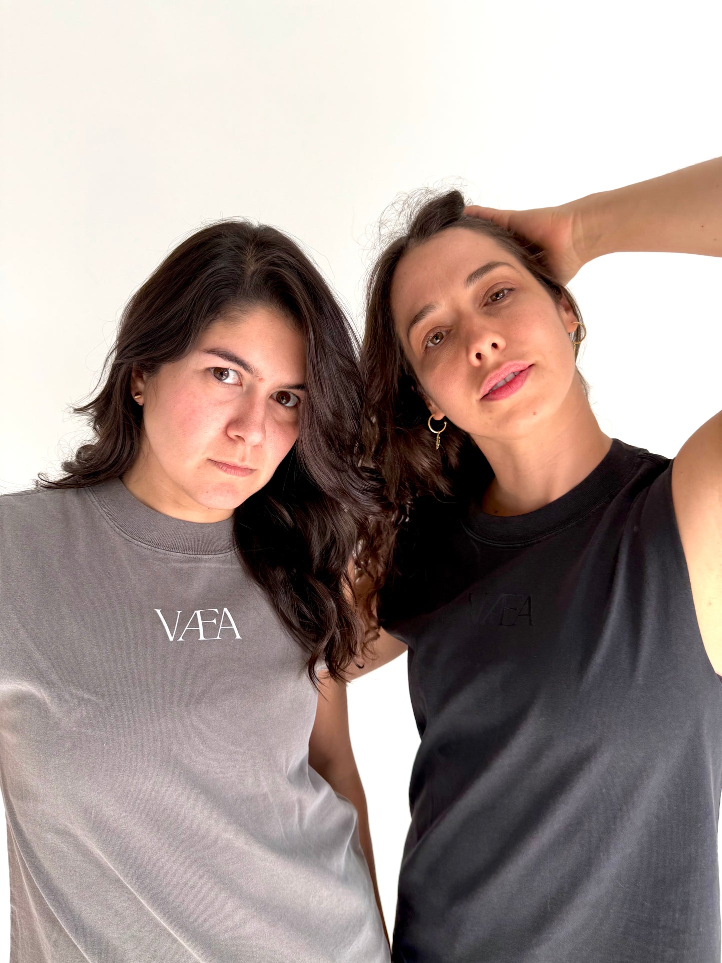 VÆA Heavy Faded Tank – Obsidian | Stealth