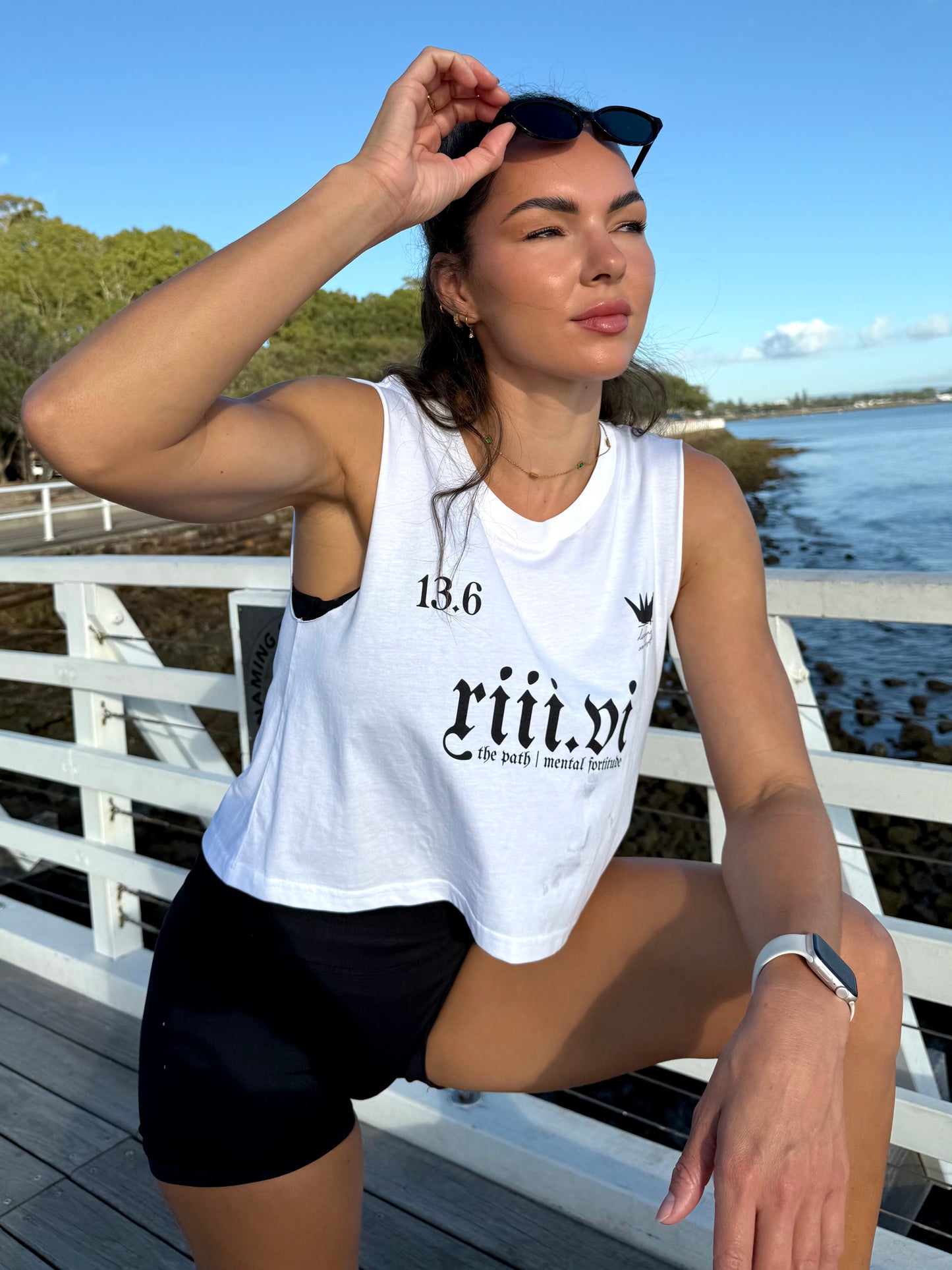 The Path Womens Crop Tank