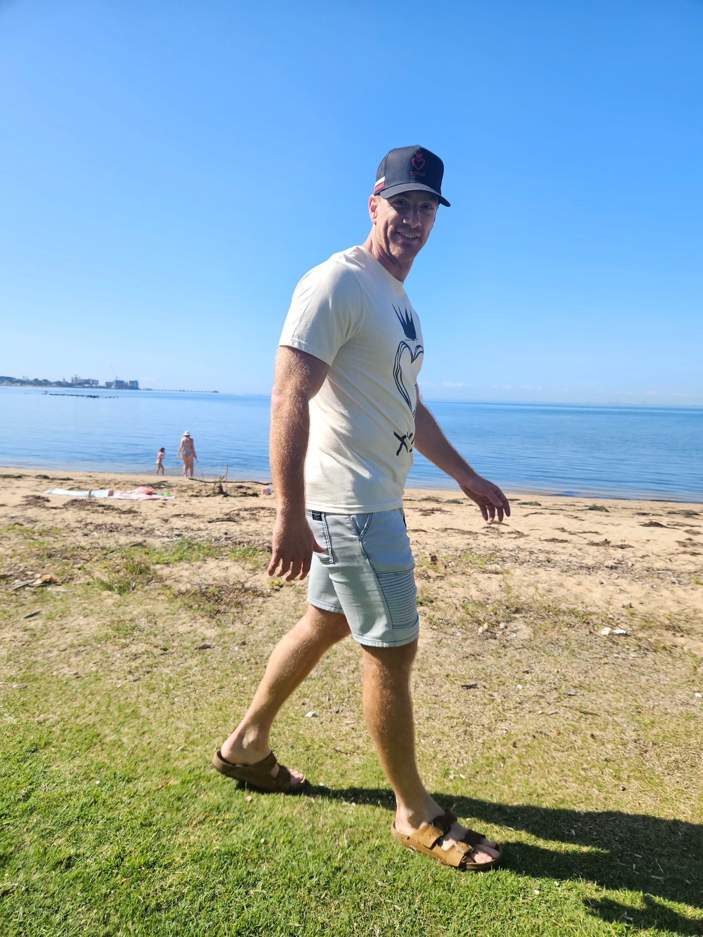 Mental Fortitude Carbon Heartcrown Tee Natural | Revolution in Resilience with High-Performance Apparel