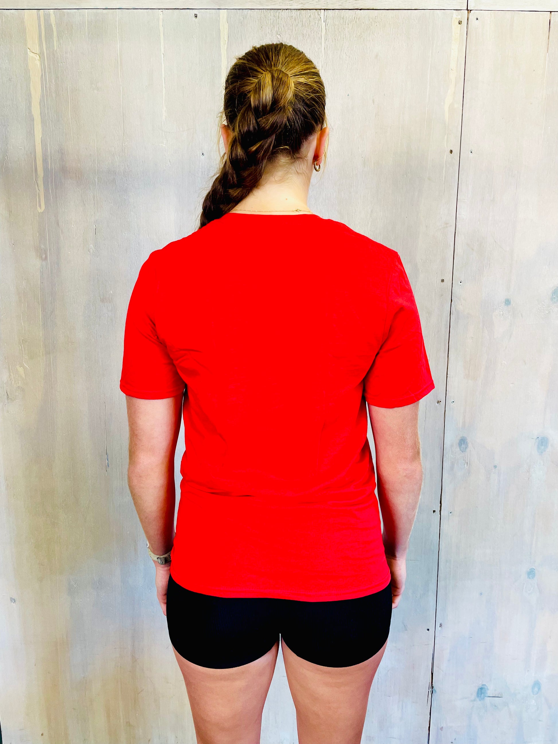 Mental Fortitude Carbon Heartcrown Tee Red | Revolution in Resilience with High-Performance Apparel