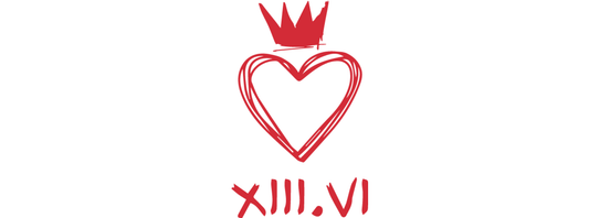 Mental Fortitude Heartcrown logo featuring the XIII.VI mark, symbolising the balance of heart and crown.