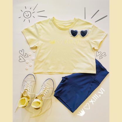 Elements Crop Tee - Sunbeam