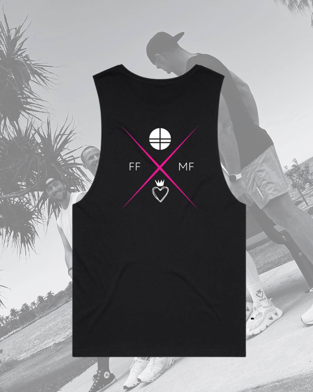 FF x MF Singlet Black