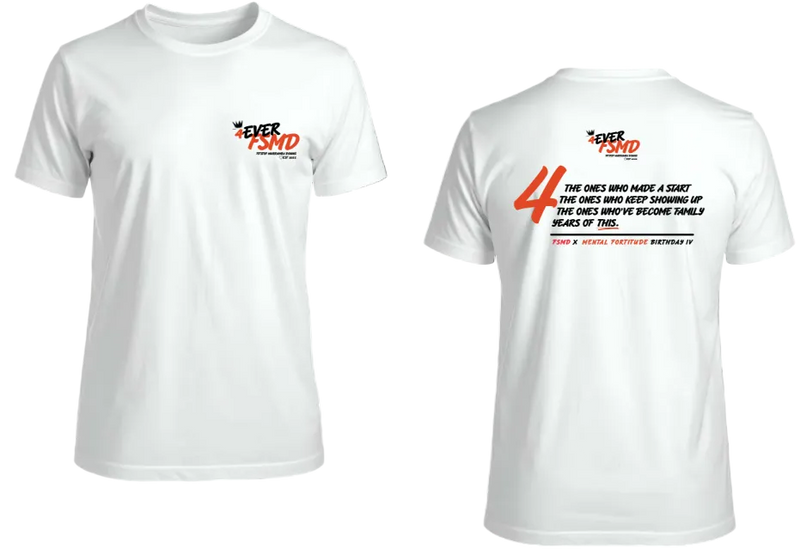 Fitstop Murrumba Downs x Mental Fortitude 2026 4th Bday Tee