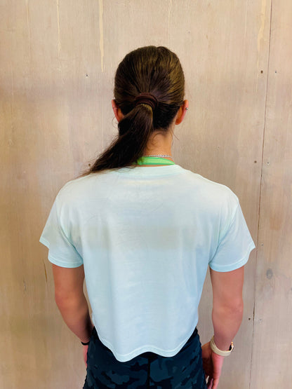 Elements Crop Tee - Sea Foam