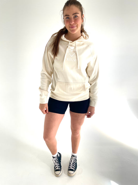 Chalk Heartcrown Hoodie - Ecru
