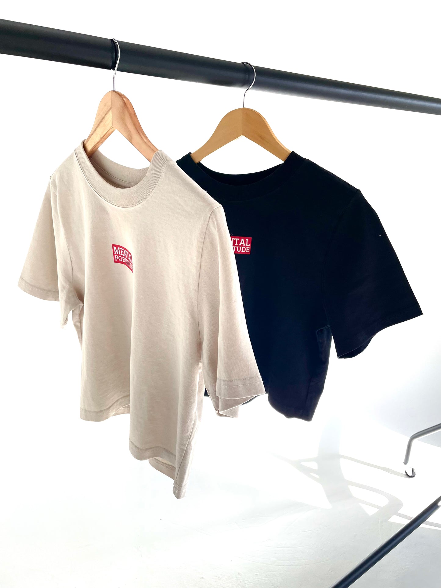 Logo0 Premium Crop Tee Carbon