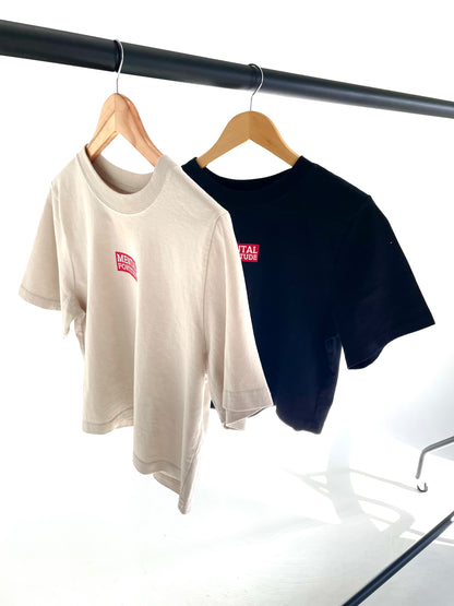 Logo0 Premium Crop Tee Carbon