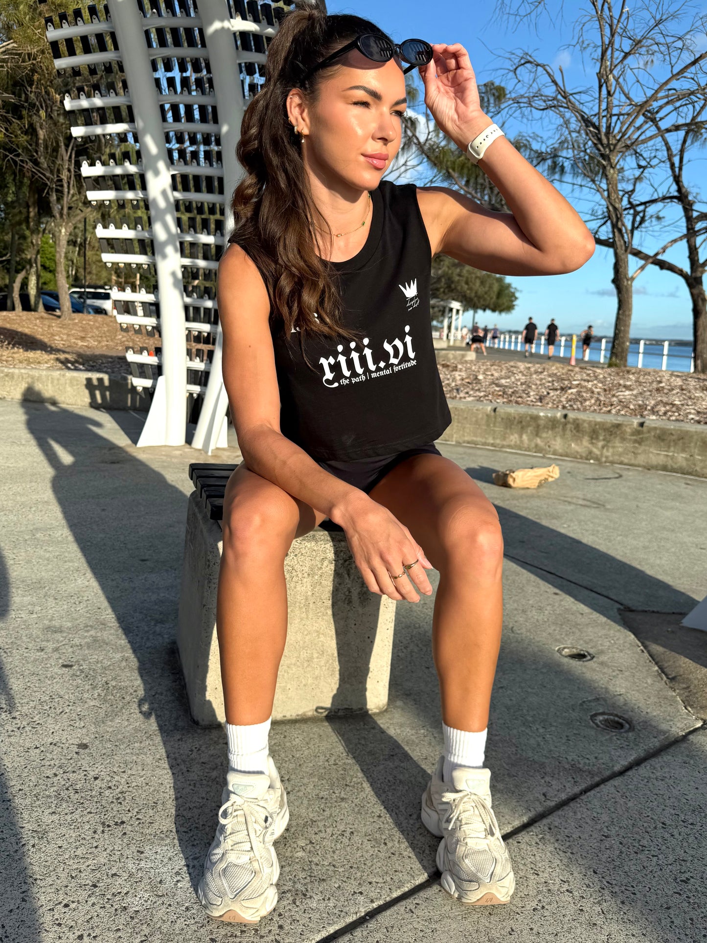 The Path Womens Crop Tank