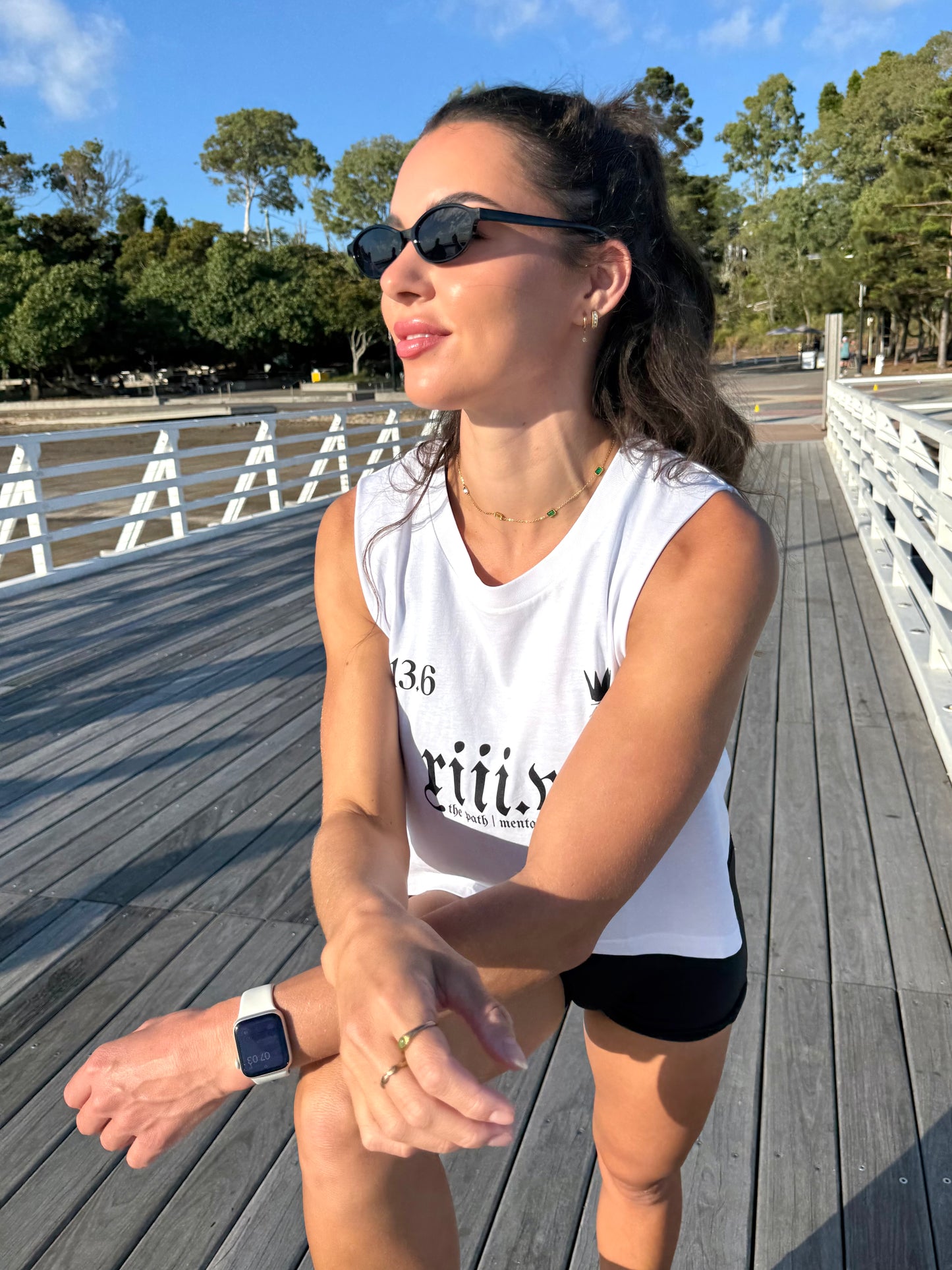 The Path Womens Crop Tank