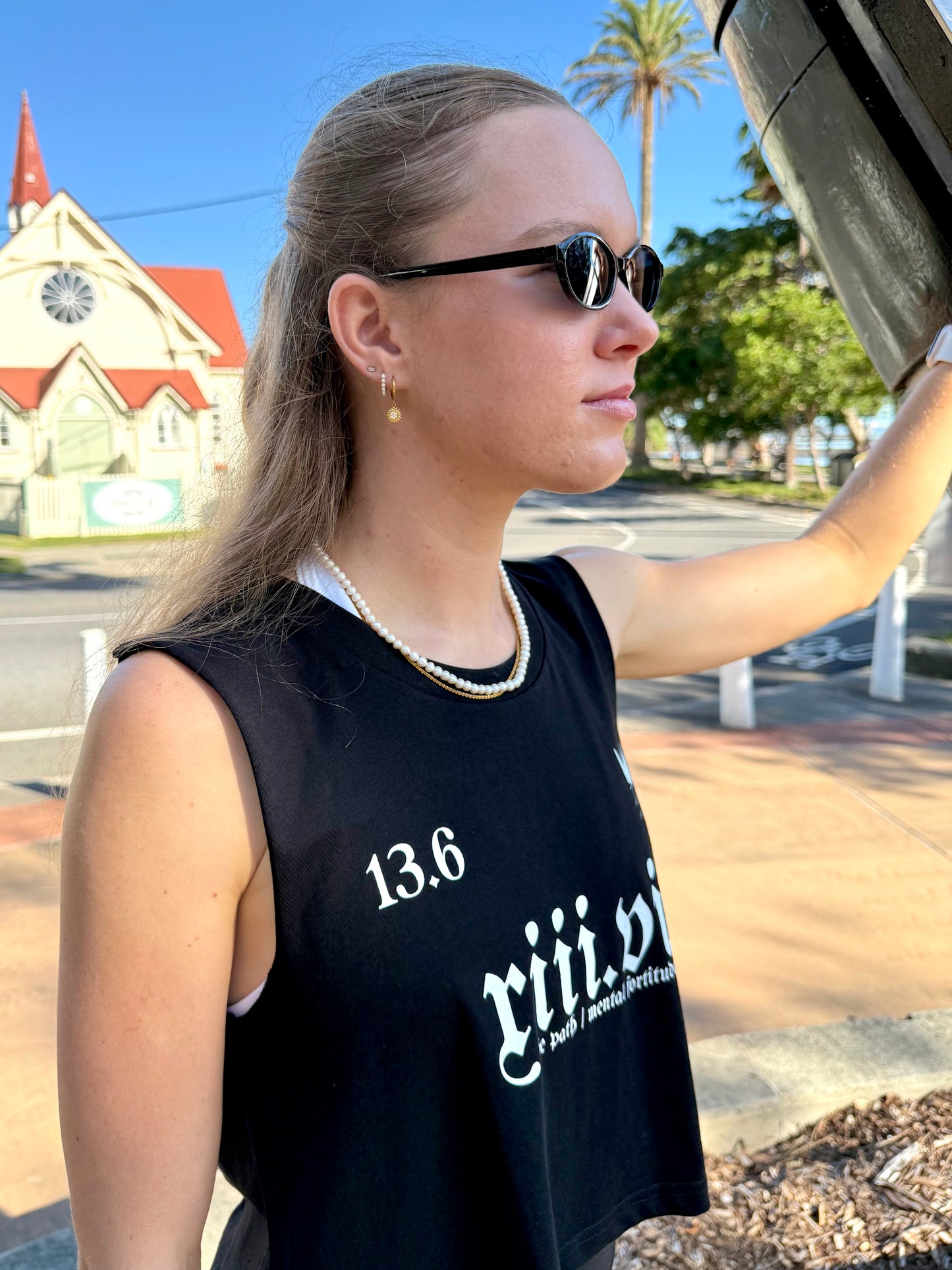 The Path Womens Crop Tank