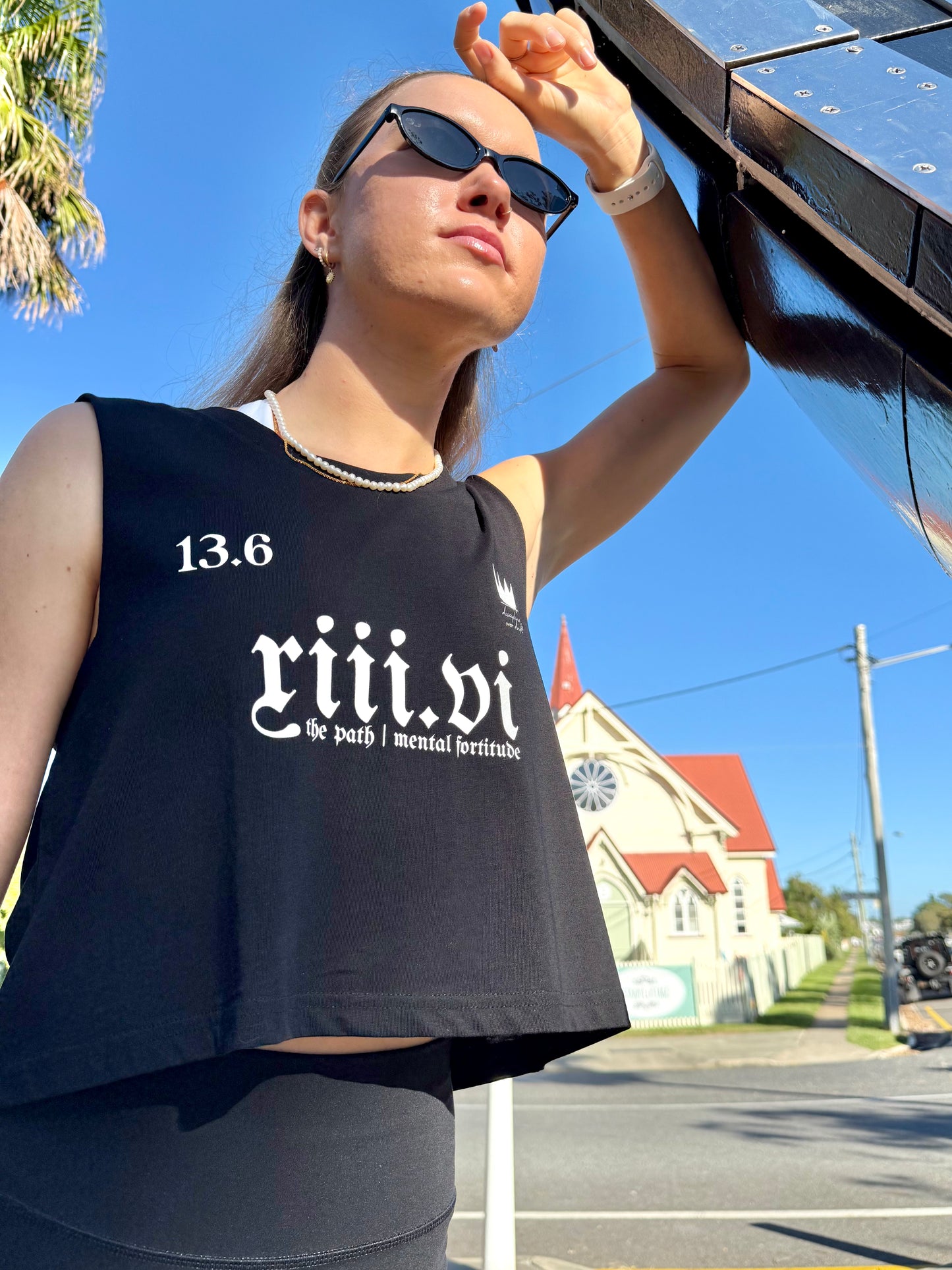 The Path Womens Crop Tank