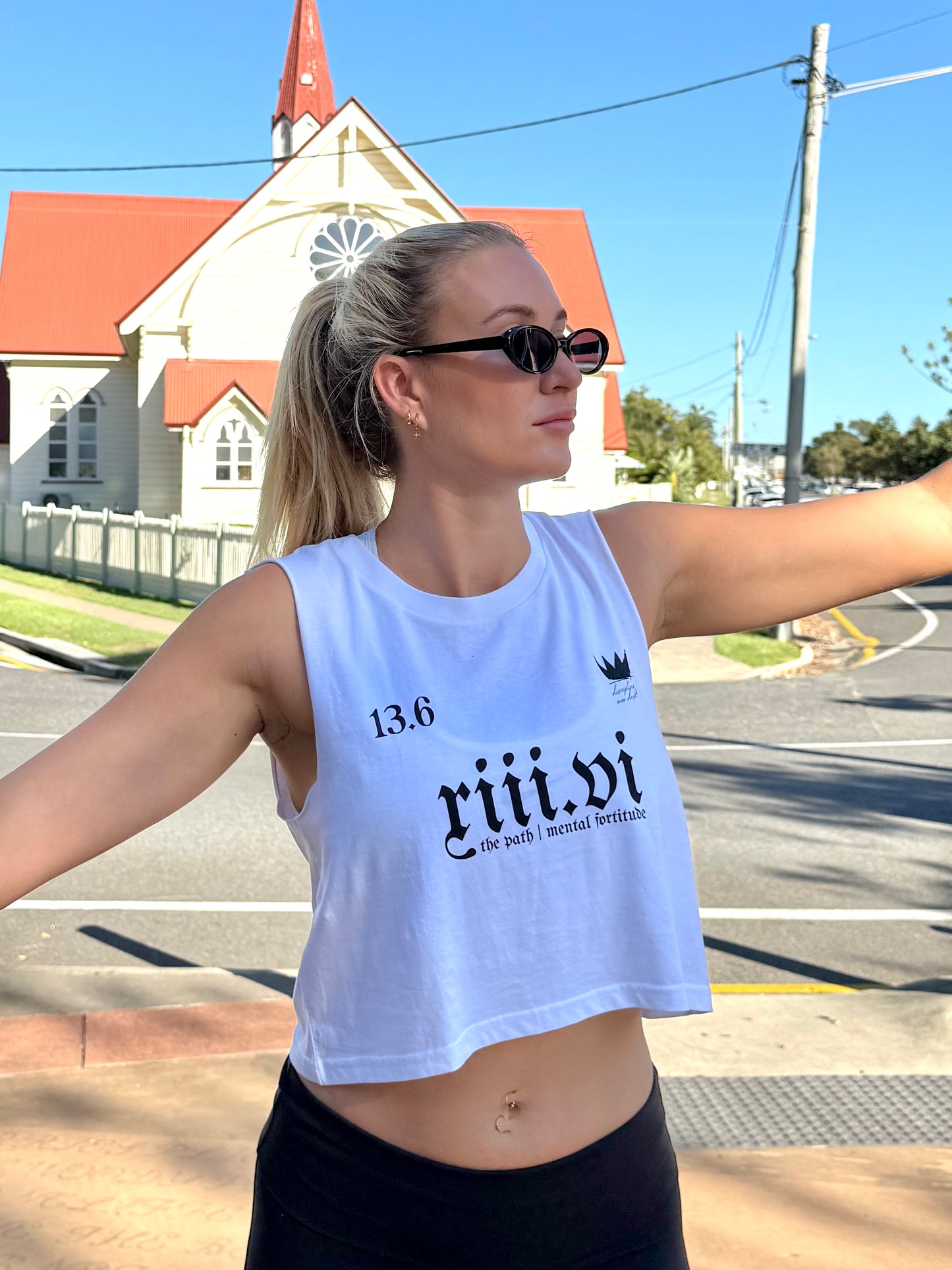 The Path Womens Crop Tank