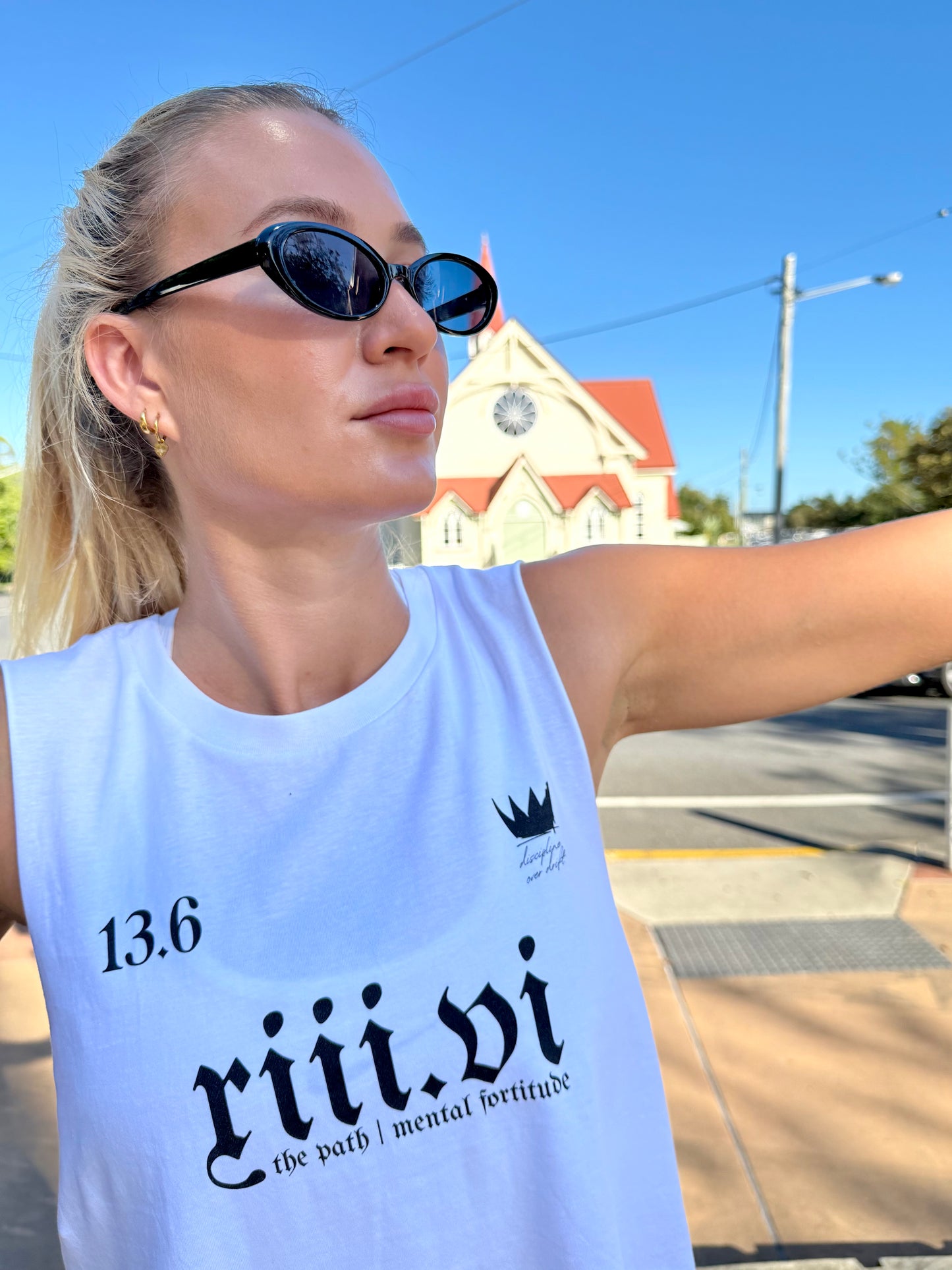 The Path Womens Crop Tank