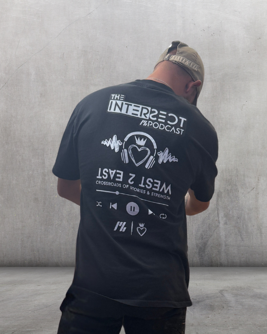 Intersect x Mental Fortitude Heavy Tee Black