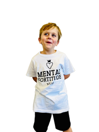 MF Foundation Stacked Logo Kids Tee